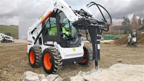 bobcat hydraulic breaker skid steer|bobcat with jackhammer attachment.